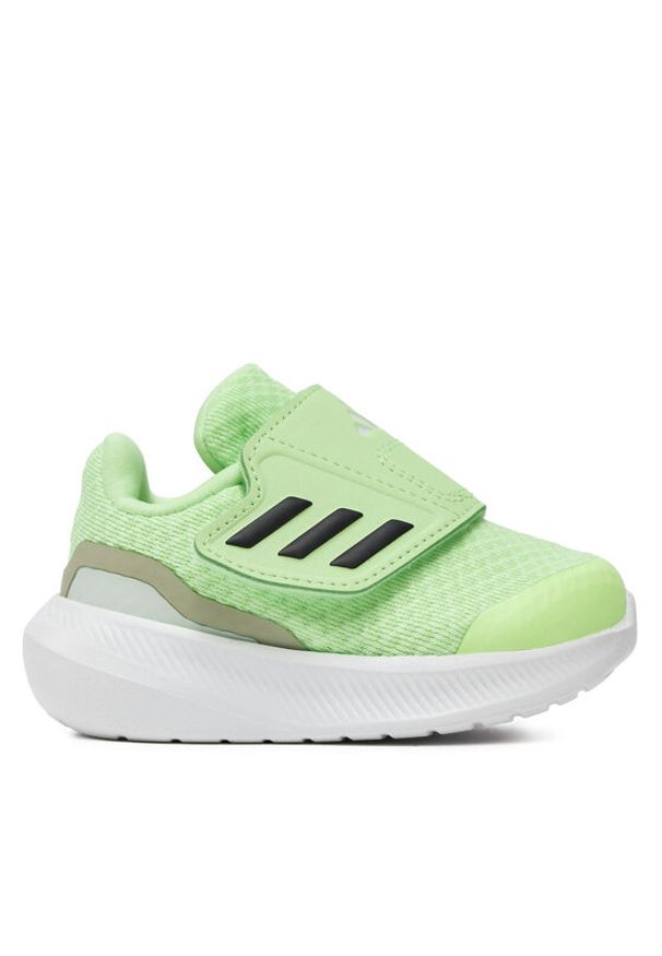 Adidas - adidas Sneakersy RunFalcon 3.0 Hook-and-Loop IE5903 Zielony. Kolor: zielony. Materiał: materiał, mesh. Sport: bieganie
