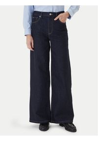 TOMMY HILFIGER - Tommy Hilfiger Jeansy 70's WW0WW48395 Granatowy Wide Leg. Kolor: niebieski