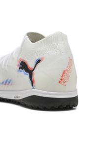 Puma - Buty piłkarskie unisex FUTURE 8 PRO Cage PUMA White Black Glowing Red. Kolor: czerwony, biały, wielokolorowy, czarny. Sport: piłka nożna