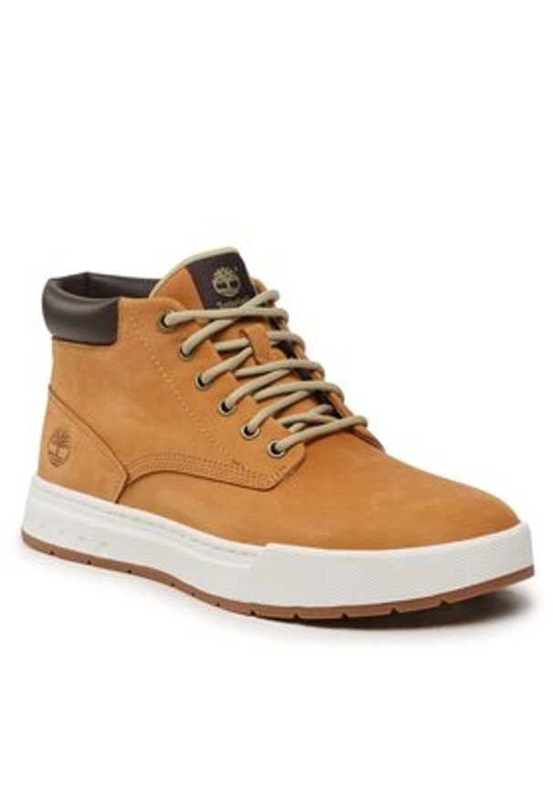 Timberland Sneakersy Maple Grove TB0A5PRV2311 Beżowy. Kolor: beżowy. Materiał: nubuk, skóra