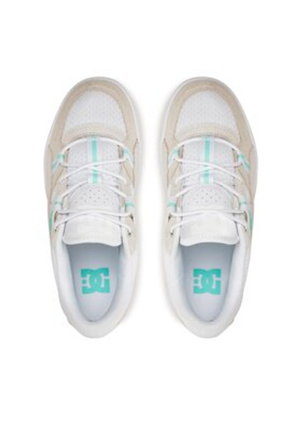 DC Shoes Sneakersy Construct ADJS100172 Biały. Kolor: biały. Materiał: skóra
