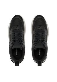 Calvin Klein Sneakersy Low Top Lace Up Tech HM0HM01283 Czarny. Kolor: czarny. Materiał: materiał