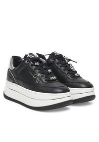 MICHAEL Michael Kors Sneakersy Hayes 43F5HYFS2L Czarny. Kolor: czarny. Materiał: skóra #4