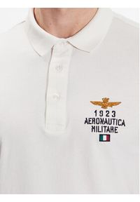 Aeronautica Militare Polo 231PO1670J581 Biały Regular Fit. Typ kołnierza: polo. Kolor: biały. Materiał: bawełna #5