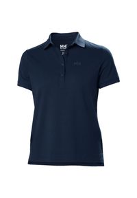 Damska koszulka polo Helly Hansen Siren. Typ kołnierza: polo. Kolor: niebieski. Styl: klasyczny #1