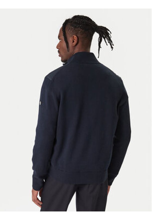 BOSS Kurtka przejściowa H-Hernesto 50549991 Granatowy Regular Fit. Kolor: niebieski. Materiał: wełna, bawełna