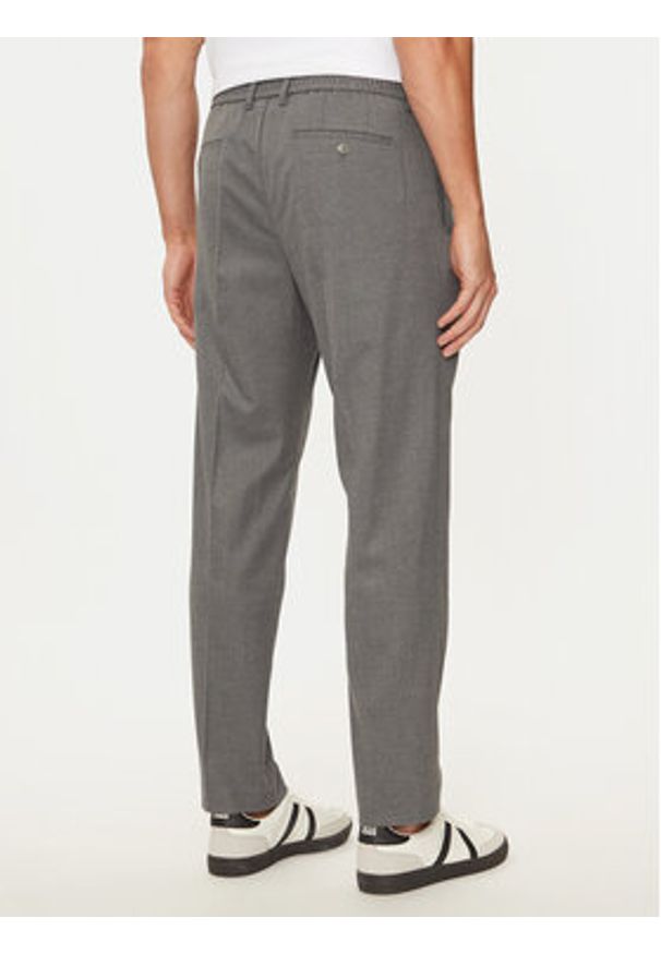 Sisley Spodnie materiałowe 470USF04N Szary Slim Fit. Kolor: szary. Materiał: syntetyk, wiskoza