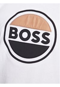 BOSS - Boss T-Shirt 50496223 Biały Regular Fit. Kolor: biały. Materiał: bawełna #4