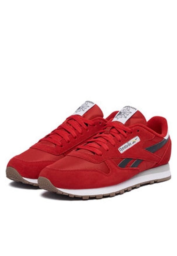 Reebok Sneakersy SS-CLASSIC LEATHER 100245004 Pomarańczowy ciemny. Kolor: pomarańczowy. Materiał: zamsz, skóra. Model: Reebok Classic