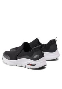 skechers - Skechers Sneakersy Banlin 232043/BKW Czarny. Kolor: czarny. Materiał: materiał