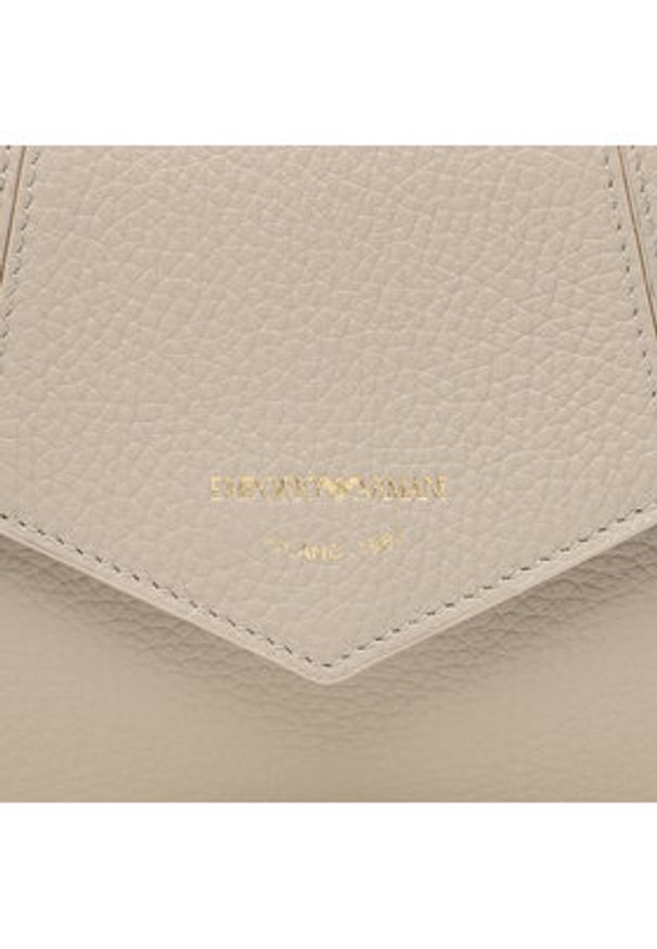 Emporio Armani Torebka Y3B195 Y350B 80010 Beżowy. Kolor: beżowy. Materiał: skórzane