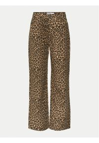 Vero Moda Jeansy Tessa 10330128 Brązowy Wide Leg. Kolor: brązowy