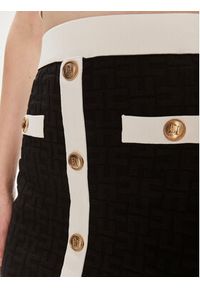 Elisabetta Franchi Spódnica mini GK-98B-42E2-004477 Czarny Slim Fit. Kolor: czarny. Materiał: syntetyk, wiskoza #3