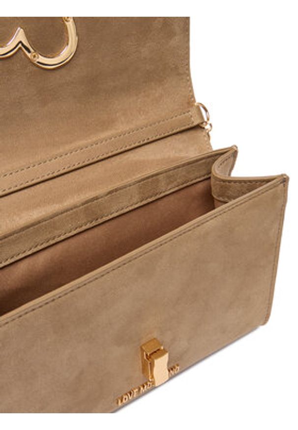 Love Moschino - LOVE MOSCHINO Torebka JC4327PP0NKX0105 Beżowy. Kolor: beżowy. Materiał: skórzane