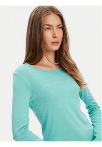 United Colors of Benetton - United Colors Of Benetton Bluzka 3GA2E16G0 Zielony Regular Fit. Kolor: zielony. Materiał: bawełna #5