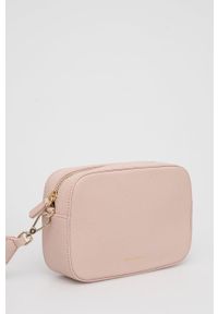 Coccinelle Torebka skórzana Mini Bag kolor różowy. Kolor: różowy. Materiał: skórzane. Rodzaj torebki: na ramię #7