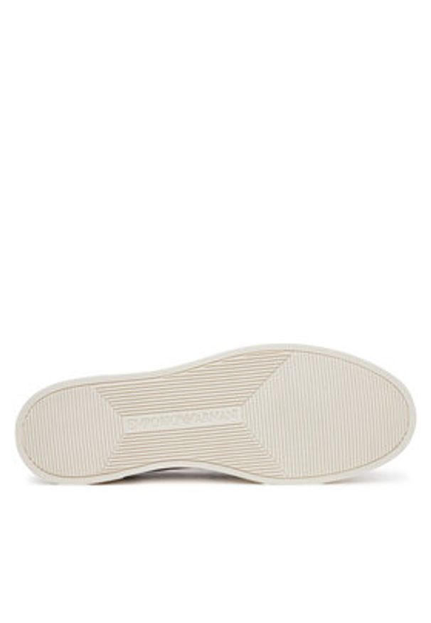 Emporio Armani Mokasyny X4Y007 XF849 00257 Brązowy. Kolor: brązowy. Materiał: lakier, skóra