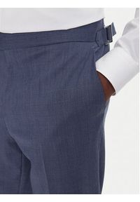 HUGO BOSS Garnitur Henry-Getlin253V1X 50544664 Niebieski Regular Fit. Kolor: niebieski. Materiał: wełna, syntetyk #5