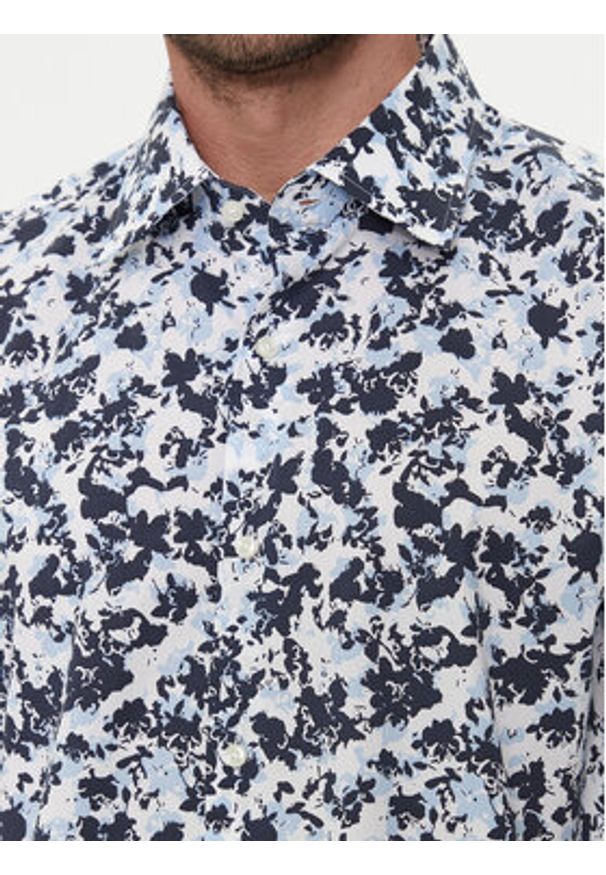 BOSS - Boss Koszula H-Joe-Kent-Sh-C1-242 50512841 Niebieski Regular Fit. Typ kołnierza: kołnierzyk klasyczny. Kolor: niebieski. Materiał: bawełna