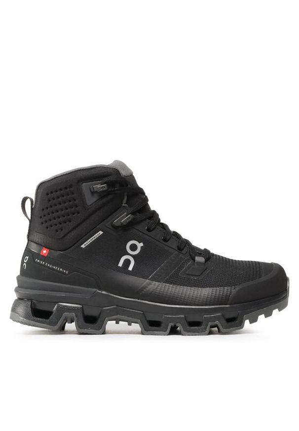 On Trekkingi Cloudrock 2 Waterproof 63.98609 Czarny. Kolor: czarny. Materiał: materiał