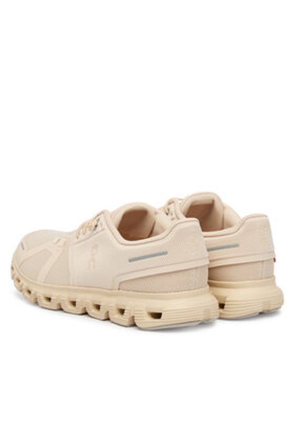 On Sneakersy Cloud 6 3WF10064653 Beżowy. Kolor: beżowy. Materiał: materiał
