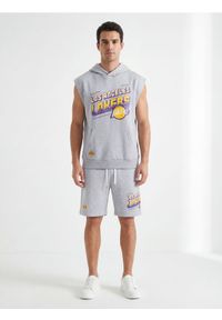 Sinsay - Bluza bez rękawów Los Angeles Lakers NBA - szary. Kolor: szary. Długość rękawa: bez rękawów #1