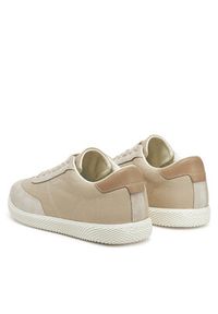 Calvin Klein Sneakersy Low Top Lace Up Cv Mix HM0HM01724 Beżowy. Kolor: beżowy. Materiał: materiał