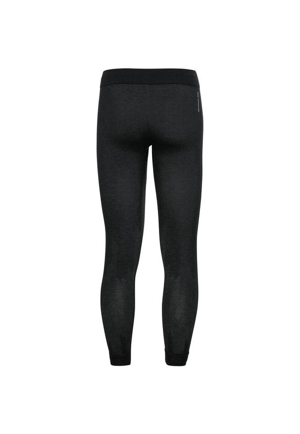 Odlo - Spodnie termoaktywne męskie z wełną merino Kinship Performance Wool Warm. Kolor: czarny. Materiał: wełna
