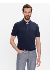 Pierre Cardin Polo 20504/000/2030 Granatowy Regular Fit. Typ kołnierza: polo. Kolor: niebieski. Materiał: bawełna