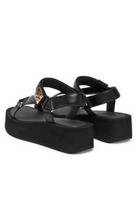 Tory Burch Sandały Mellow Platform Sandal 166402 Czarny. Kolor: czarny. Materiał: skóra. Obcas: na platformie