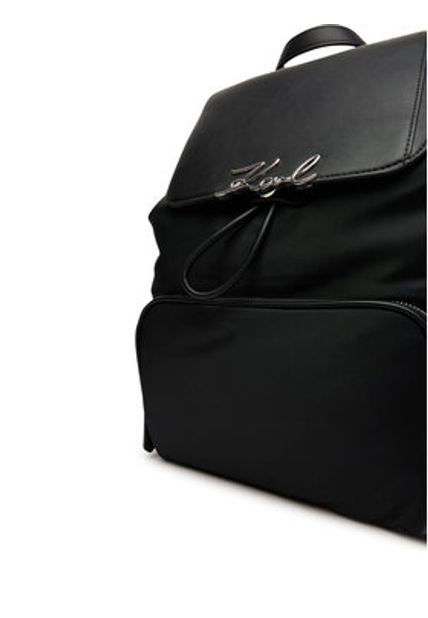Karl Lagerfeld - KARL LAGERFELD Plecak A3W30019 Czarny. Kolor: czarny. Materiał: skóra