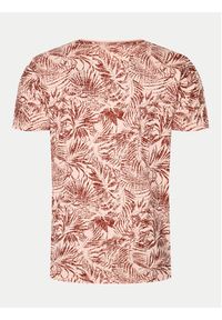 INDICODE T-Shirt Palme 40-935 Różowy Regular Fit. Kolor: różowy. Materiał: bawełna