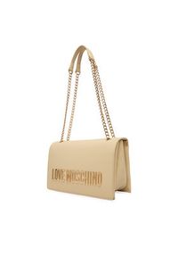 Love Moschino - LOVE MOSCHINO Torebka JC4192PP1OKD0129 Beżowy. Kolor: beżowy. Materiał: skórzane #7