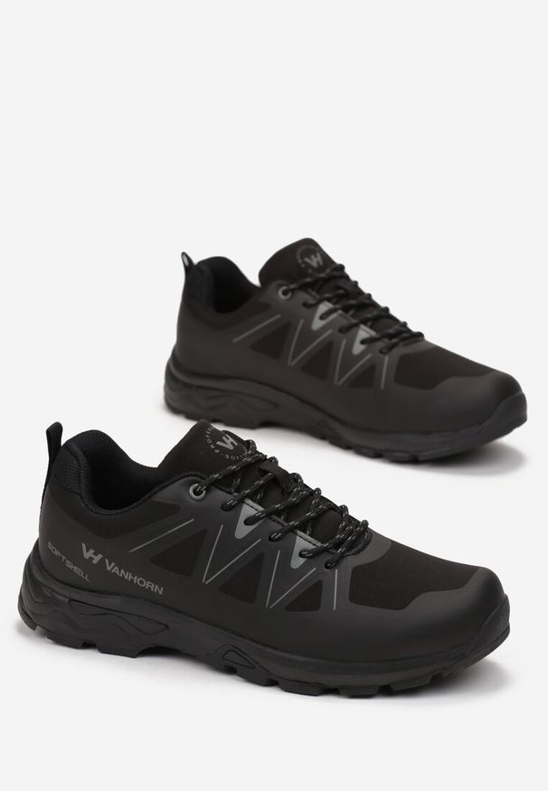 Born2be - Czarne Buty Sportowe na Grubej Podeszwie Terivini. Okazja: na co dzień. Kolor: czarny. Sport: fitness
