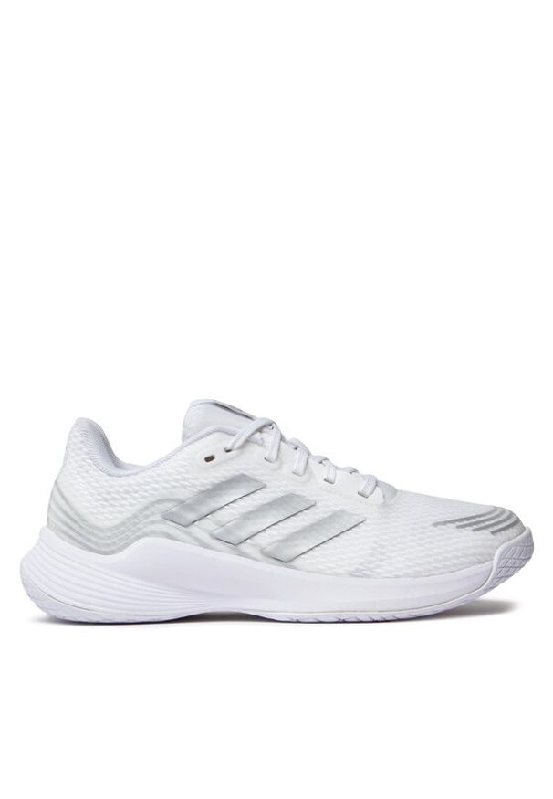 Adidas - adidas Buty halowe Novaflight Primegreen GX8187 Biały. Kolor: biały. Materiał: materiał
