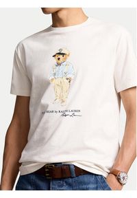 Polo Ralph Lauren T-Shirt 710854497037 Biały Regular Fit. Typ kołnierza: polo. Kolor: biały. Materiał: bawełna #2