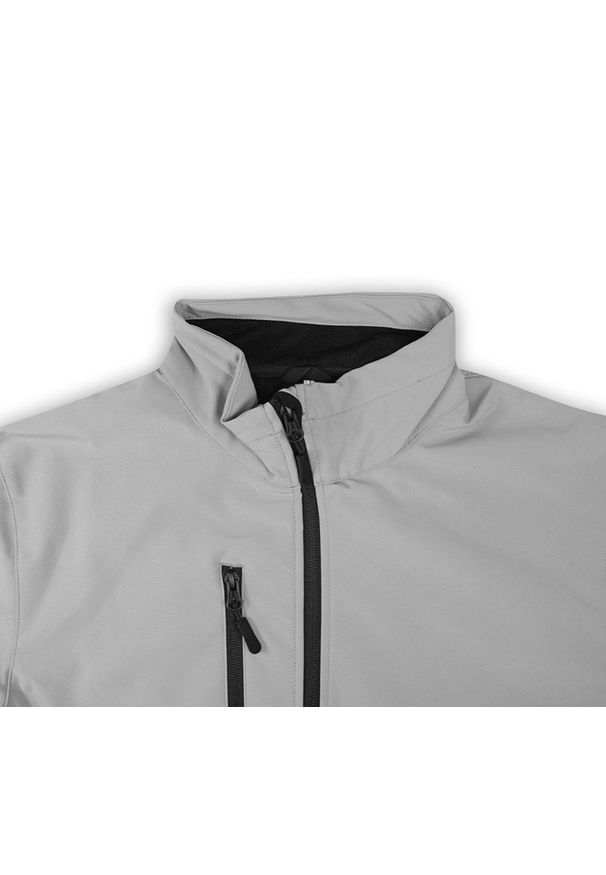 Stedman - Kurtka Przeciwdeszczowa Softshell, Szara, Wiatroszczelna, Turystyczna, Sportowa, Popielata. Okazja: na co dzień. Kolor: szary. Materiał: softshell. Styl: sportowy