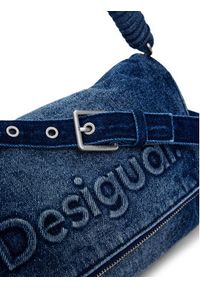Desigual Torebka Half Logo 25SAXD23 Niebieski. Kolor: niebieski