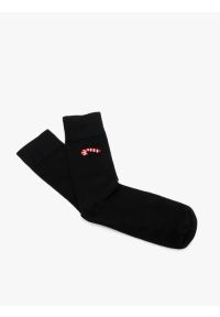 Ryłko - Świąteczne skarpety unisex. Kolor: czarny. Materiał: poliamid, elastan, bawełna