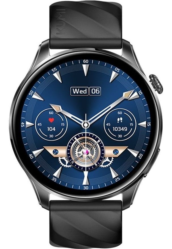 Smartwatch Kumi GW3 Pro Czarny (KU-GW3P/BK). Rodzaj zegarka: smartwatch. Kolor: czarny