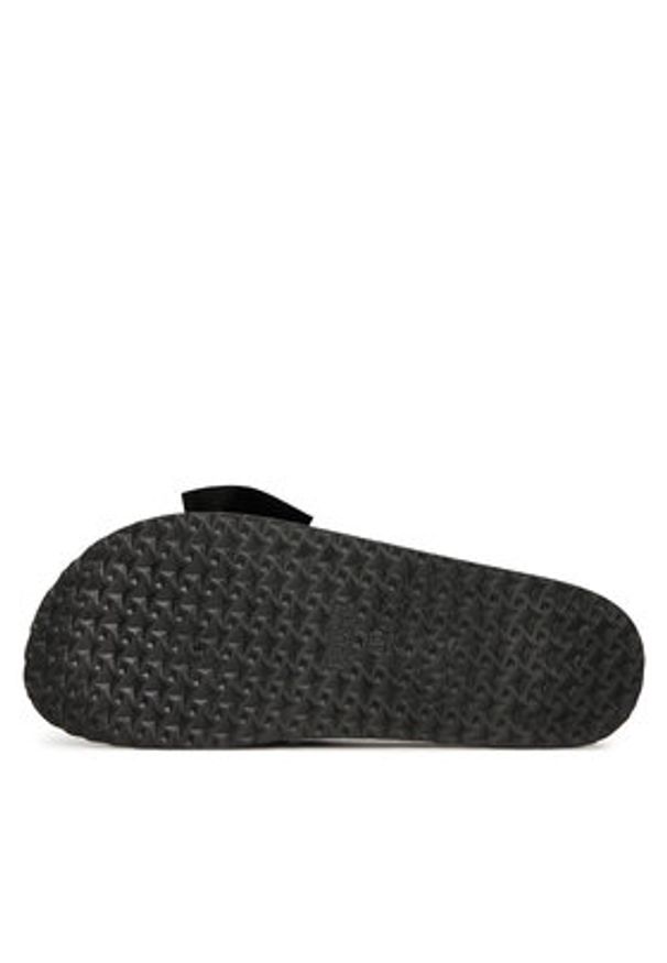 DeeZee Klapki E998-1 Czarny. Kolor: czarny. Materiał: materiał