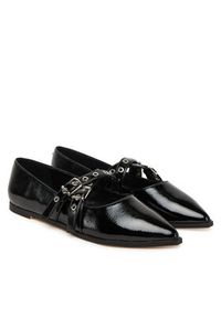 Buffalo Baleriny Marly Cross 1621026 Czarny. Kolor: czarny. Materiał: skóra #2