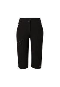 Szorty damskie z wewnętrzną dzianinową bielizną CMP Free. Kolor: szary, czarny, wielokolorowy, biały. Materiał: dzianina. Sport: kolarstwo, turystyka piesza #1