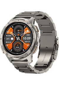 Maxcom - Smartwatch FW110 Titan Chronos Srebrny. Rodzaj zegarka: smartwatch. Kolor: srebrny #1