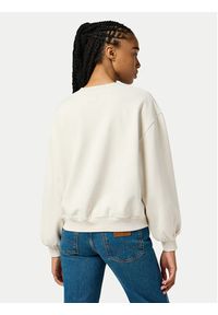 Wrangler Bluza 112356457 Écru Oversize. Materiał: bawełna