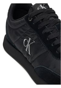 Calvin Klein Sneakersy Retro Runner Ess Mix Mat YM0YM01361 Czarny. Kolor: czarny. Materiał: materiał #2