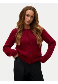 Vero Moda Kardigan Novah 10320496 Czerwony Regular Fit. Kolor: czerwony. Materiał: syntetyk #1