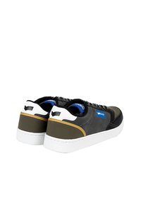 Gas Sneakersy "Jeb NBX" | GAM224124 | Jeb NBX | Mężczyzna | Zielony. Kolor: zielony. Materiał: skóra ekologiczna. Wzór: aplikacja