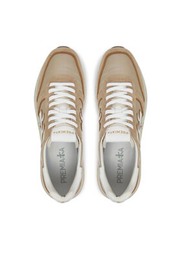 Premiata Sneakersy Mick Var 7213 Beżowy. Kolor: beżowy. Materiał: materiał