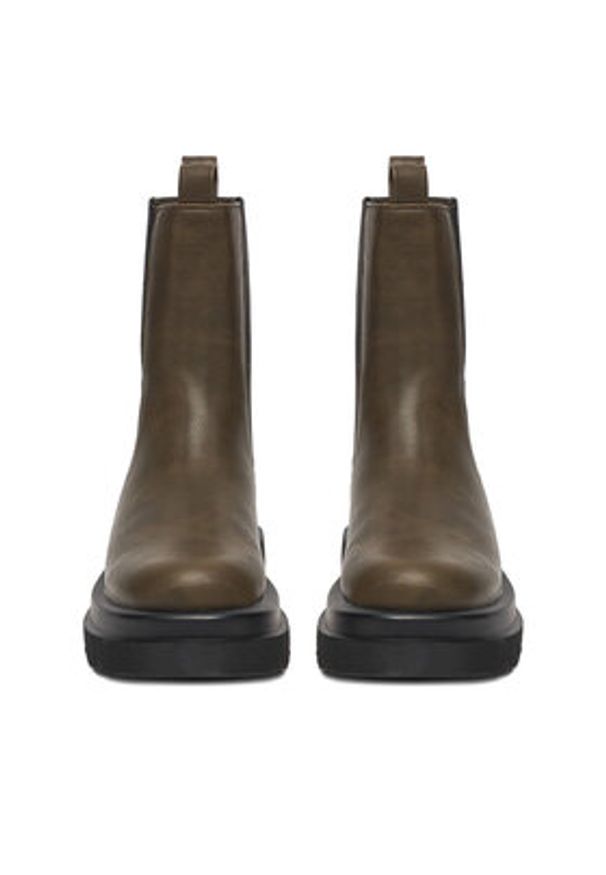 DeeZee Sztyblety 7223-1-OLIVE Zielony. Kolor: zielony. Materiał: syntetyk, materiał